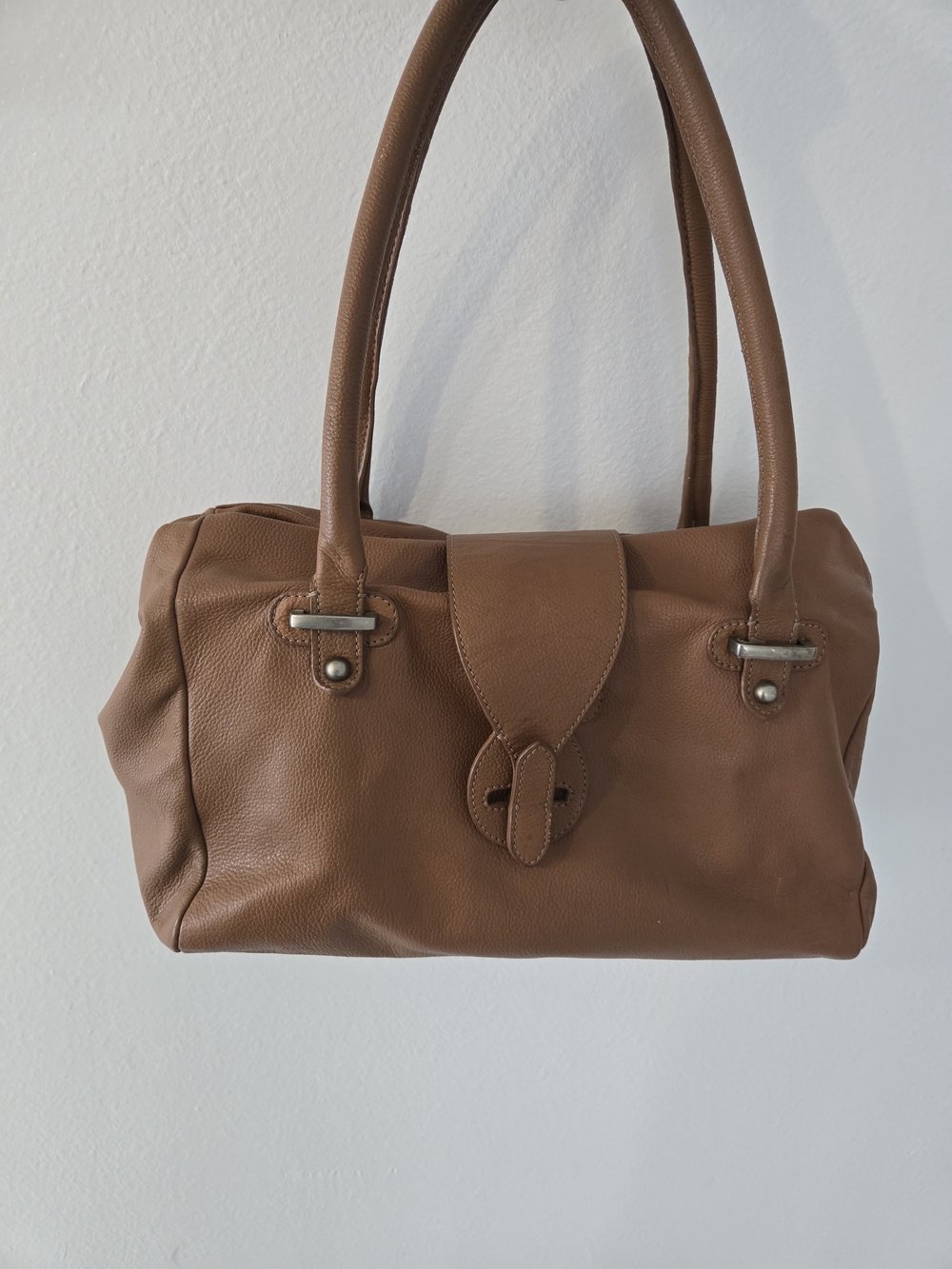 ZARA Woman Soft Brown Leather Tote Shoulder Bag - Ref 4163/304/105 - Picture 2 of 16